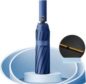 Livano Windproof Paraplu - Opvouwbaar - Moderne Stormparaplu - Stormproef - Automatisch Uitklapbaar - Umbrella - Marine Blauw