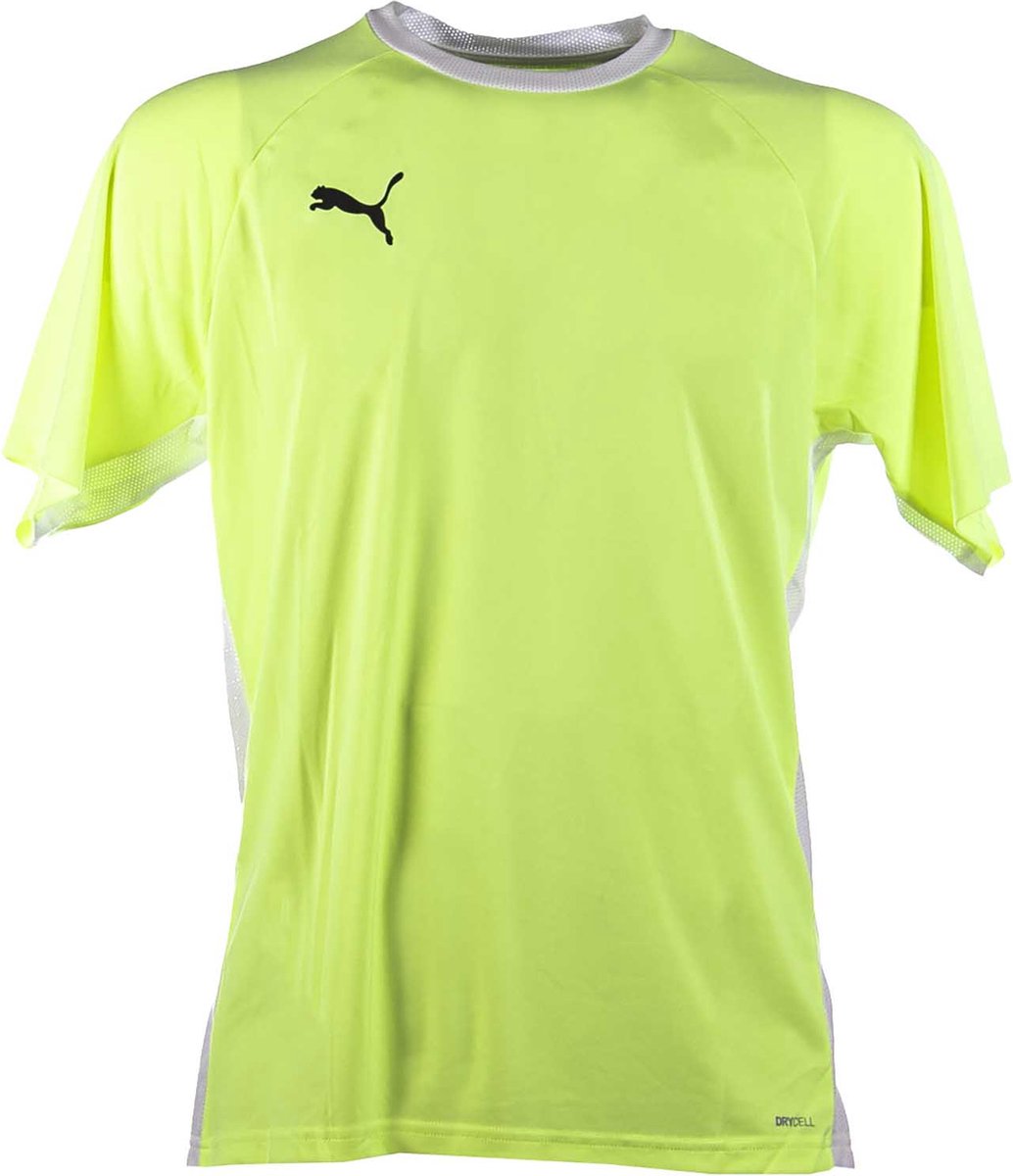 Men’ Short Sleeve T-Shirt TEAM LIGA Puma 931832 01 Padel Geel