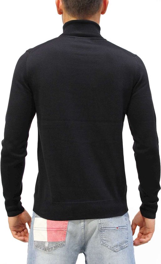 Fred Perry K9552 heren coltrui katoenmengsel zwart middeldik Maat S bol