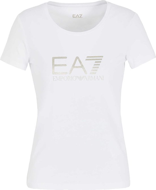 Emporio Armani Ea7 Wit T-Shirt - Sportwear - Vrouwen