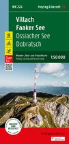 Wander-Rad-Freizeitkarte- Villach - Faaker See - Ossiacher See - Dobratsch