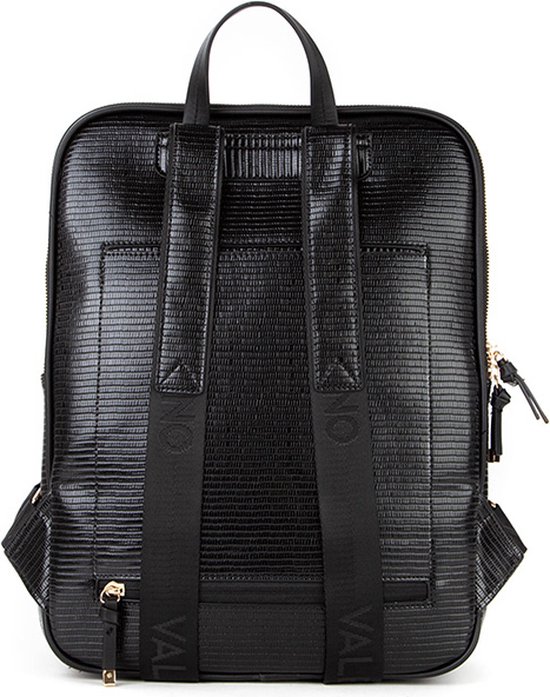 Zaino Valentino Finix Nero - Scomparti Per Laptop E Tablet, Design Elegante In Nylon