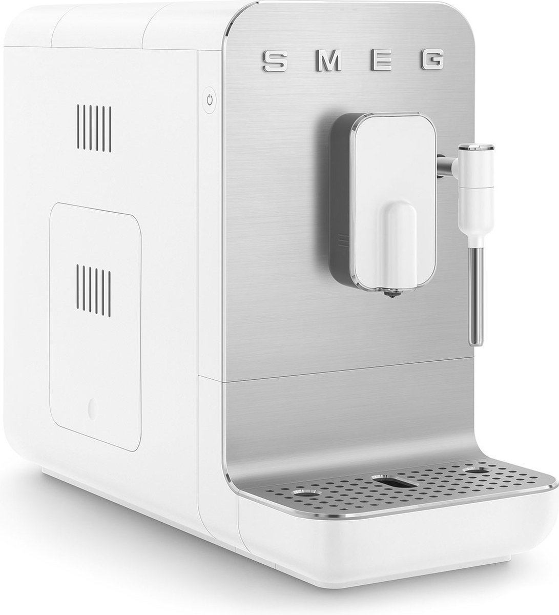 Afbeelding 2 van SMEG BCC12WHMEU - Espressomachine - Mat wit - Volautomatisch met stoompijp