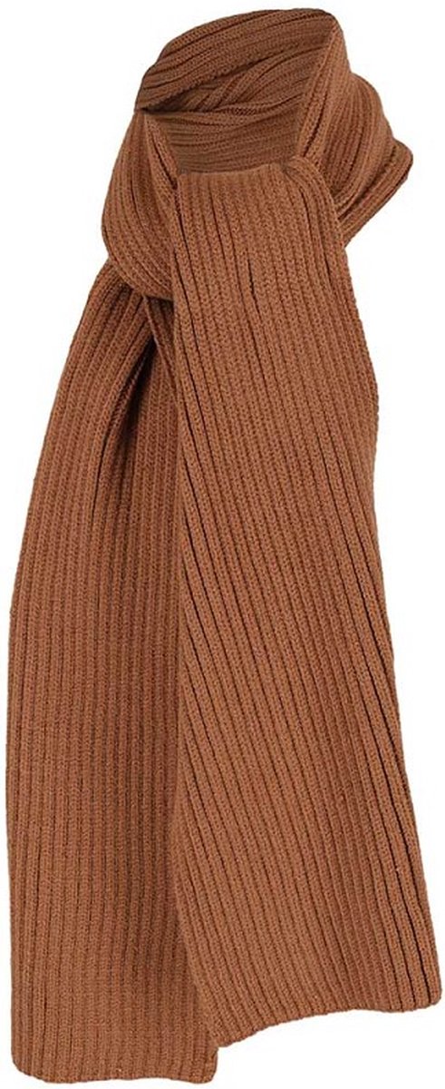 Sarlini - Kids - Knit - Sjaal - Dark - Caramel - 4/8 jaar