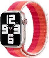 Apple Watch Woven Sport Band pour Apple Watch 1-8 / SE / Ultra - 45mm - Nectarine / Pivoine Rose