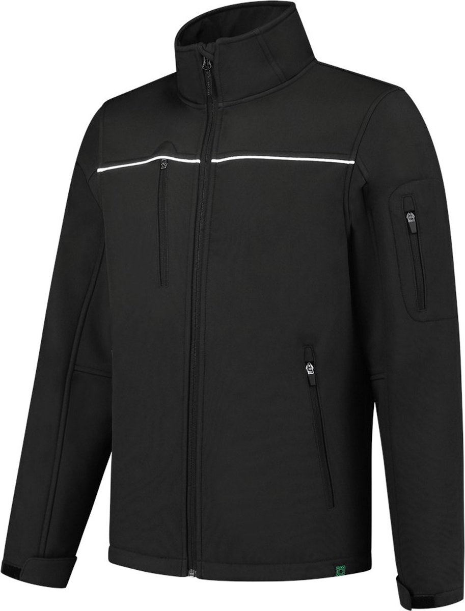 Tricorp 402701 Softshell Luxe Rewear - Zwart - XXL