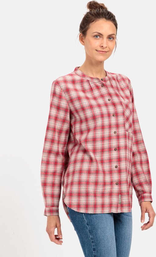 Camel blouse met elastische manchetten cameli