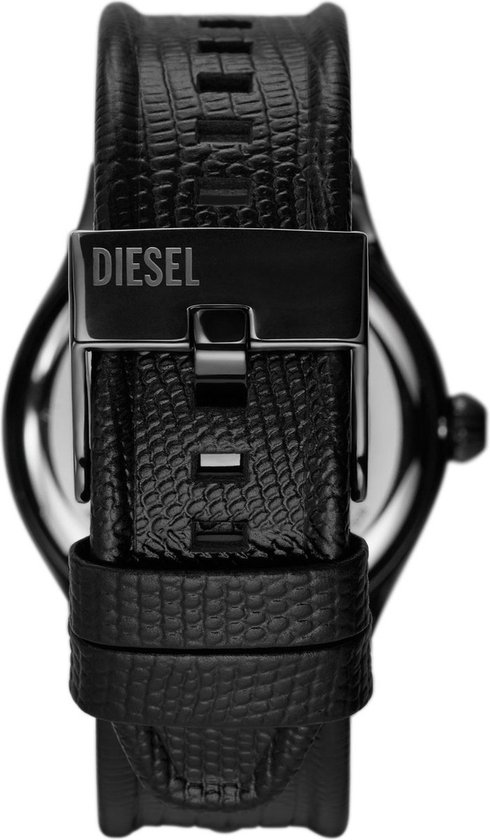 Diesel Vert DZ2193 Horloge - Leer - Zwart - Ø 44 mm | bol