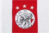 Drapeau Ajax blanc-rouge-blanc ancien logo 150x225cm