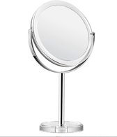 Cosmeticaspiegel Make-upspiegel Tafelspiegel met 1 of 10 x Vergroting, Dubbelzijdig & 360 Graden Draaibaar, voor het Scheren van Gezichtsverzorging in de Woonkamer, Cosmeticastudio, Sieradenwinkelhuis