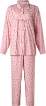 Lunatex dames pyjama doorknoop | MAAT L | Veer | roze