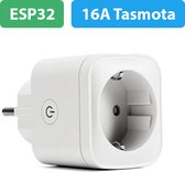 Tasmota slimme stekker 16A - met ESP32 chip (4MB) - Wifi stekker met Tasmota software voor smart home toepassingen