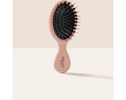 MIKAH - Mini Hairbrush Pink Edition