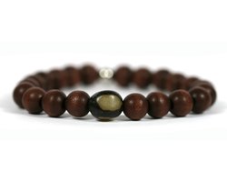 Heaven Eleven Men - Bruin hout - 10mm - buri - 19cm