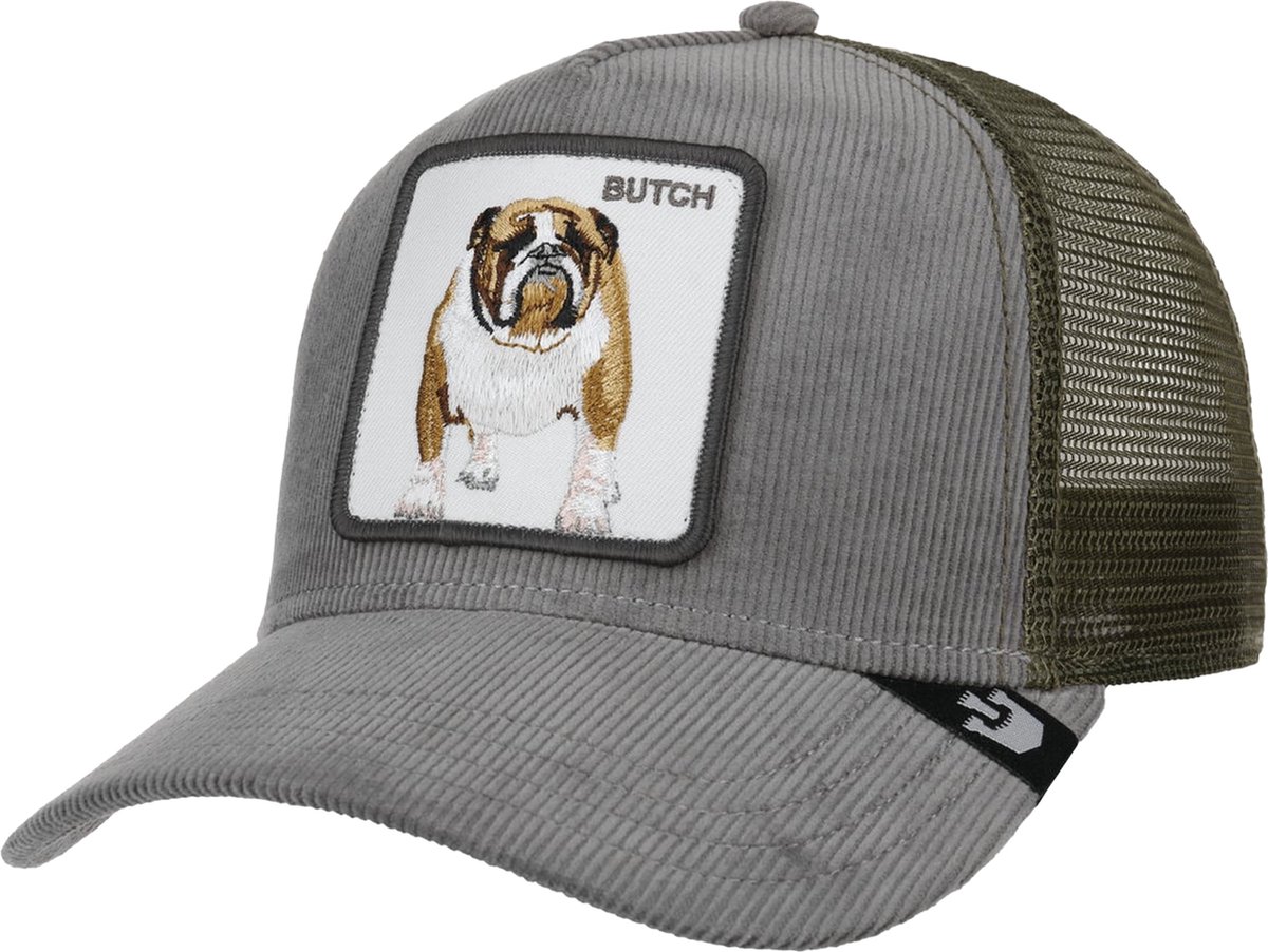 Goorin Bros Cap - Butch - WulBul - Grey Rib - One Size - Trucker Cap - Pet Heren - Petten - Caps