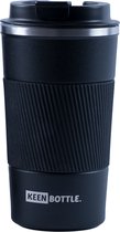 Keenbottle - Koffiebeker - 510ml - Herbruikbaar en Dubbelwandig - Zwart