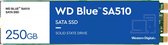 Western Digital Blue SA510, 250 Go, M.2, 555 Mo/s, 6 Gbit/s