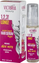 Victoria Beauty | 1,2,3! LONG! Wonder Length Hair Serum 30ml | Geniet van sterker, voller en weelderig haar dat snel groeit | Vegan | Biologische aloë vera | Vitamine bom | Quinoa | Haargroei