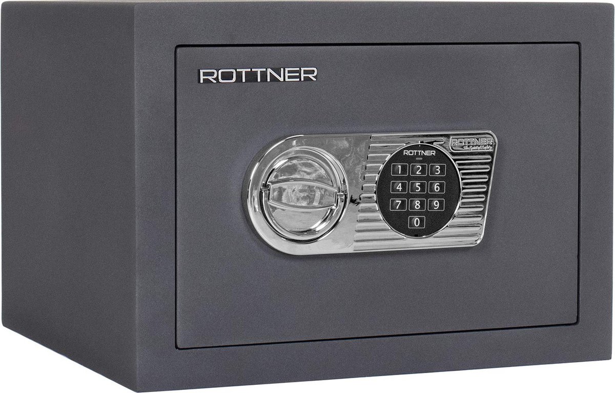 Rottner Inbraakwerende Kluis David 40 EL |Elektronisch slot |30x42x39cm|Certificaat inbraak: Grade 1 conform EN 1143-1|
