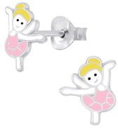 Joie|S - Boucles d'oreilles danseuse ballerine argent 8 mm