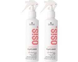 Schwarzkopf Professional OSiS+ Flatliner Shine Hittebescherming - voordeelverpakking - 2 x 200ml