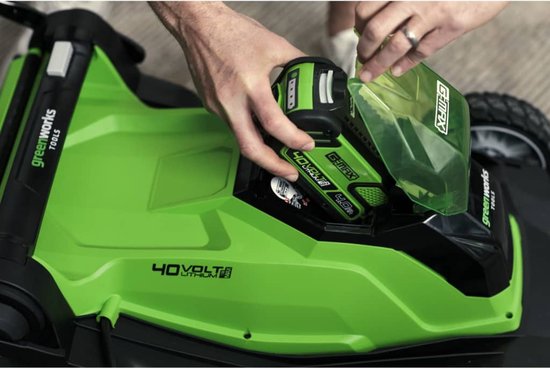 Greenworks-Grasmaaierset-2-in-1-40-V-41-cm van Greenworks — afbeelding 4
