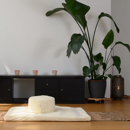 Meditatiekussen Samarali - Yoga kussen - GOTS gecertificeerd - 100% biologische materialen van Samarali — afbeelding 4