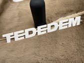 DAF "TEDEDEM" Logo - Plexiglas Wit - 8mm