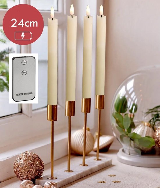 Dinerkaars Led Goud (2 stuks) - Pastel & Naturel
