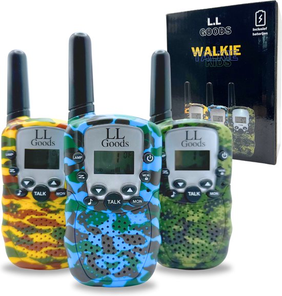 Walkie talkie walkietalkie portofoon kinderen 5KM *3 stuks* mix | Walkie talkies | xxlshop.nl