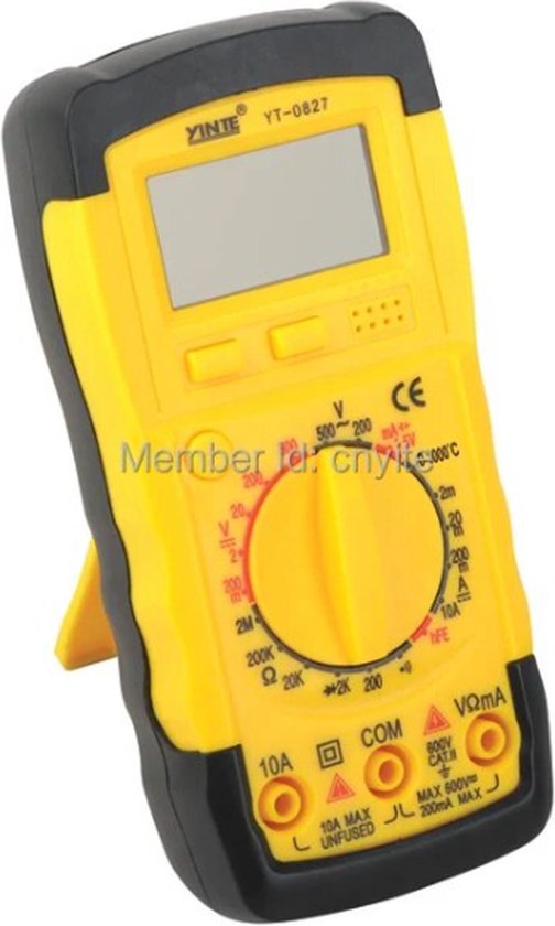 YT-0827 LCD display AC/DC digital multimeter