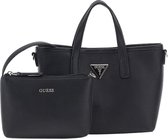 Guess Latona Mini Tote Dames Handtas - Zwart - One Size