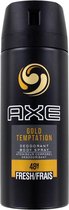 Deodorant Spray Axe Gold Temptation 150 ml