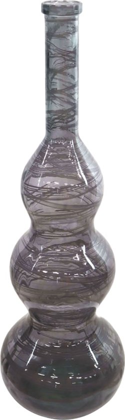 DKNC - Vaas - Moscow - Gerecycled glas - 33x33x100cm - Grijs