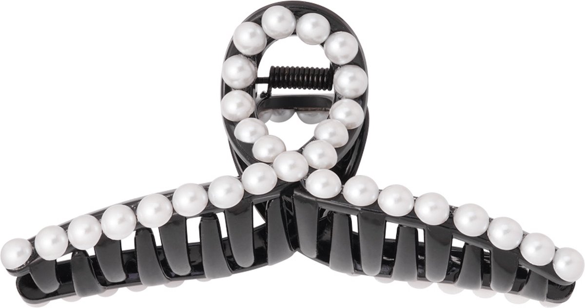 Pearls - Haarklem - Zwart - Milace