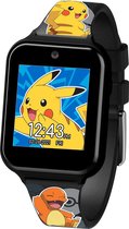 Accutime Pokémon Smartwatch Kinderen - Selfie Camera voor Foto's & Video's - Met Spraakmemo, Stopwatch en Timer - Voor Kinderen Vanaf 6 jaar - Zwart