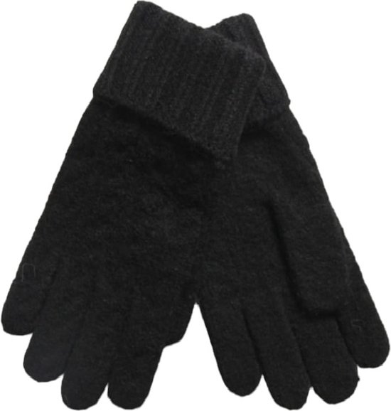 Warme zacht Uniesex dames handschoenen Zwart- Deels zachte wol- seizoen Herfst winter| Cadeaus Moederdag| Valentijnsdag| Verjaardagen| Feestdagen