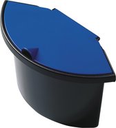 HELIT Inzetbakje met deksel - 2 liter - Kunststof - Zwart/Blauw