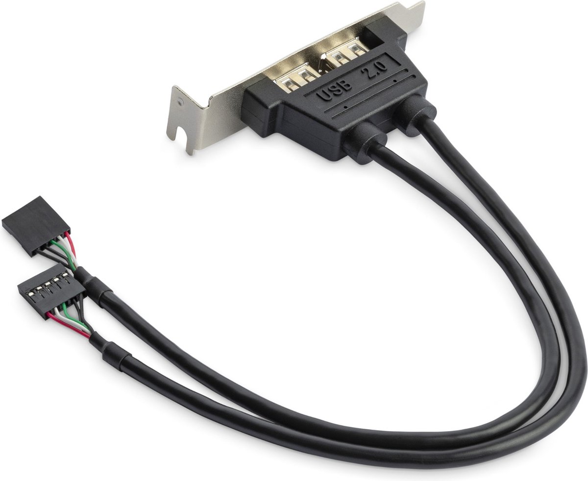 StarTech 2-poorts USB A vrouwelijke low-profile Slot Plate Adapter