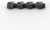 LINDY RJ45 sloten (20 stuks), zonder sleutel, zwart