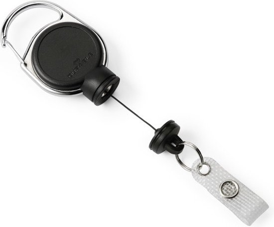 Foto: Durable badge reel 60 cm zwart inclusief sleutelhouder