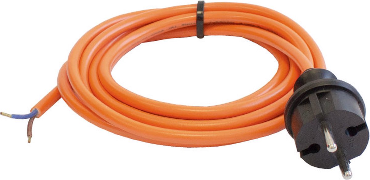 AS Schwabe 70914 Aansluitkabel Stroom Oranje 3.00 m