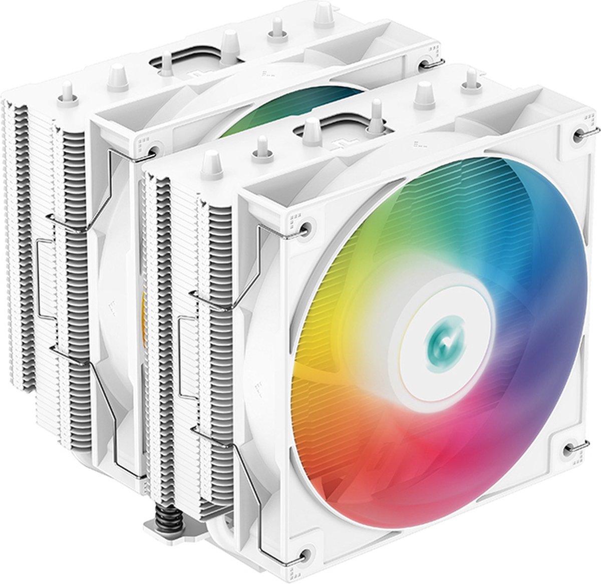 DeepCool AG620 WH ARGB cpu-koeler 4-pin PWM, RGB led