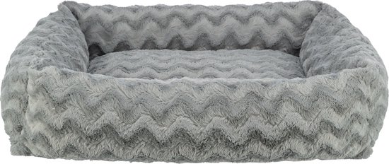 Trixie Be Eco - Vital Hondenmand Loki - Orthopedisch - Soft Edition - Gerecycled - Polyester - Grijs - 100X70 cm