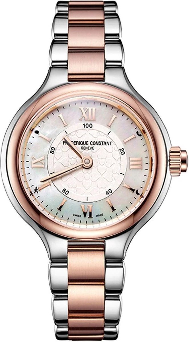 Frédérique Constant Horological Smartwatch FC-281WH3ER2B Horloge - Staal - Multi - Ø 33 mm