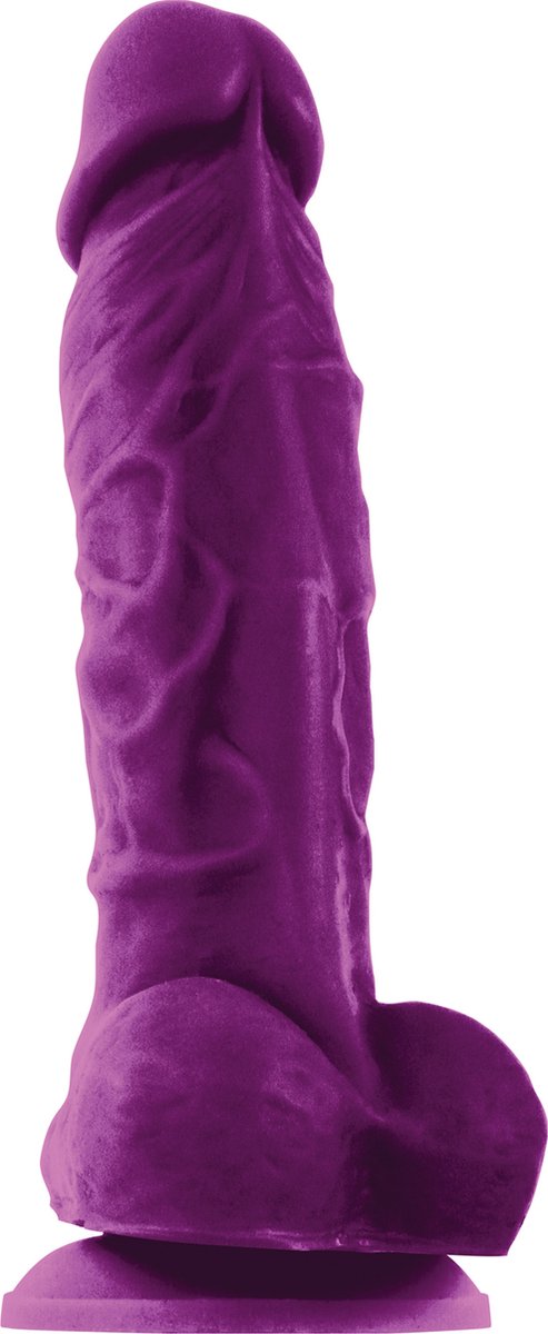 NS Novelties - ColourSoft 5 Inch Soft Dildo - Dildos Paars