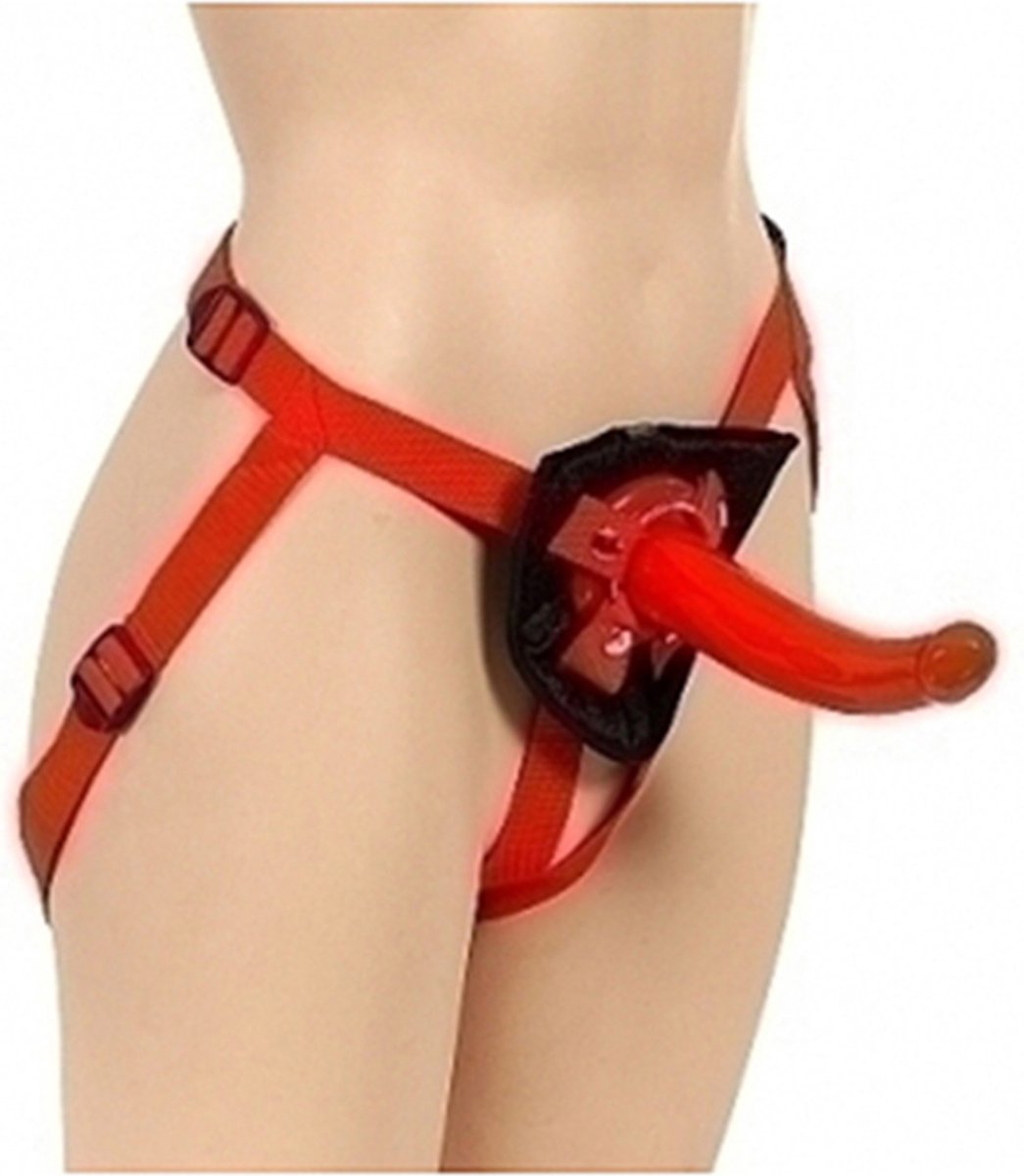 Goedkoopste CalExotics - Sophia'S Red Rider - Strap On Rood