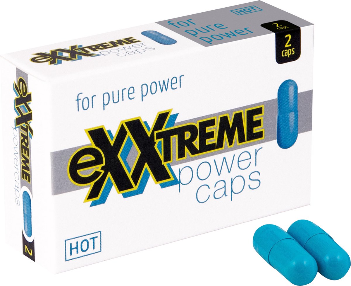 Goedkoopste Hot Exxtreme Power Caps - 2 stuks - Erectiepillen