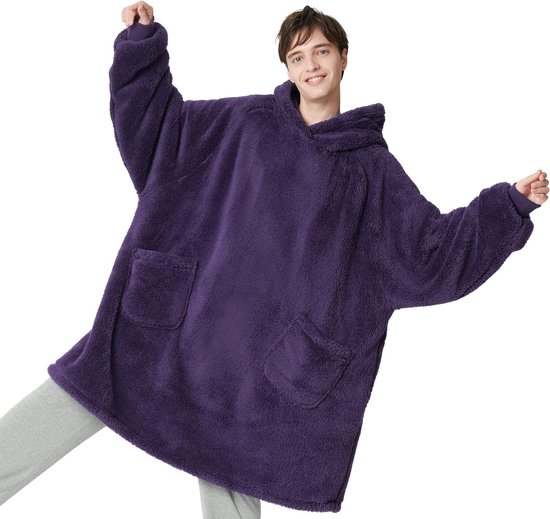 Couverture à capuche avec manches Couverture à porter pour