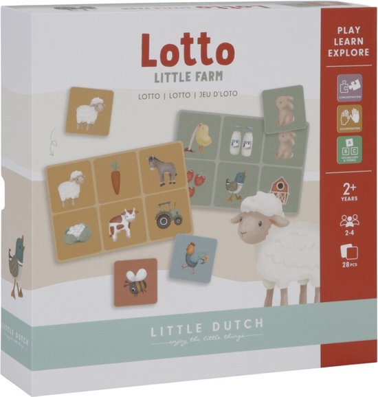 Little Dutch - Lotto spel FSC - Little Farm - Little Dutch